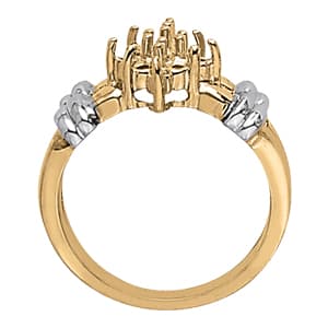 Diamond Fashion Cluster (0.54 ct. tw.), Side view in white gold or platinum