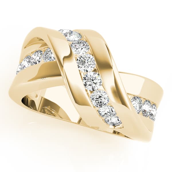 Diamond Fashion Fashion Rings (0.95 ct. tw.), Front view in yellow gold