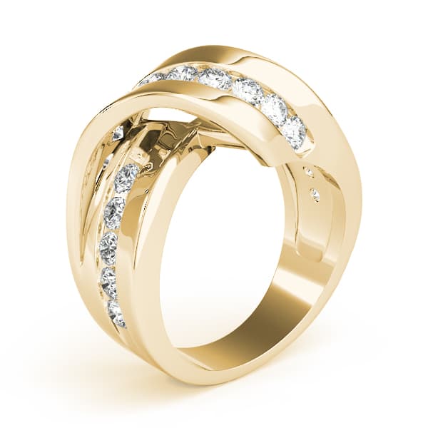 Diamond Fashion Fashion Rings (0.95 ct. tw.), Angle view in yellow gold