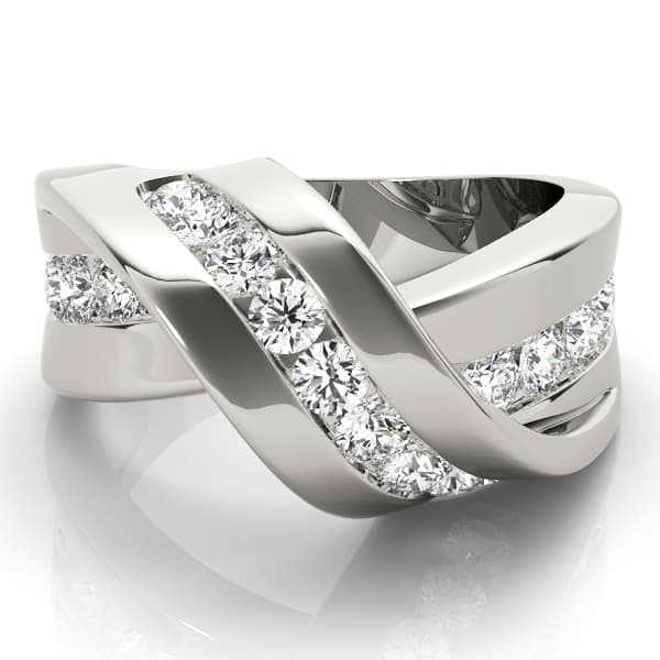 Diamond Fashion Fashion Rings (0.95 ct. tw.), On hand view in white gold or platinum