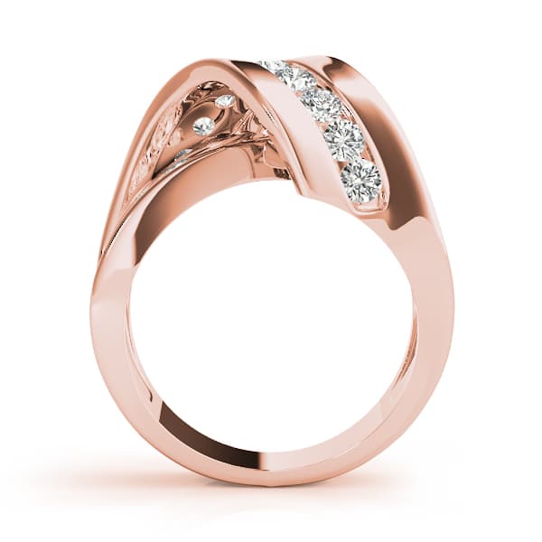Diamond Fashion Fashion Rings (0.95 ct. tw.), Side view in rose gold