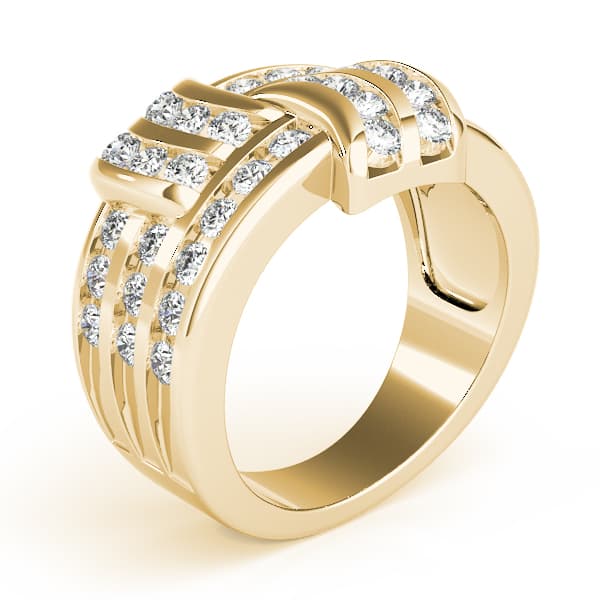 Diamond Fashion Fashion Rings (1 ct. tw.), Angle view in yellow gold