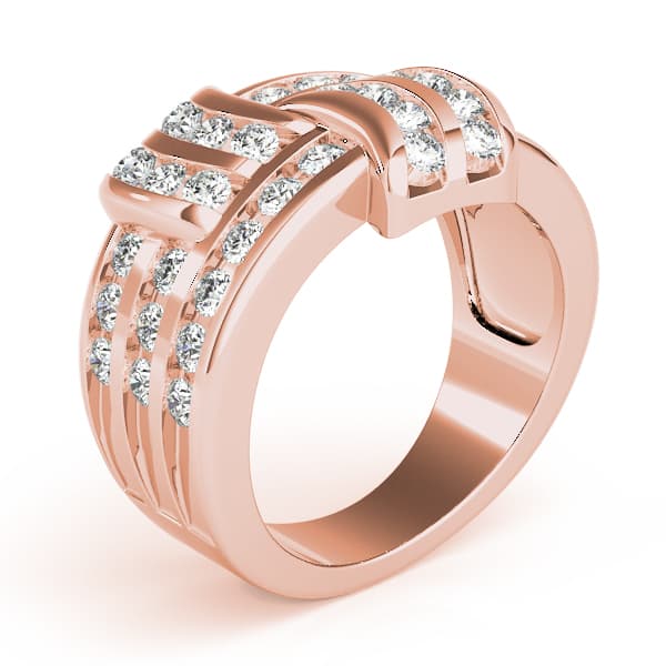 Diamond Fashion Fashion Rings (1 ct. tw.), Angle view in rose gold