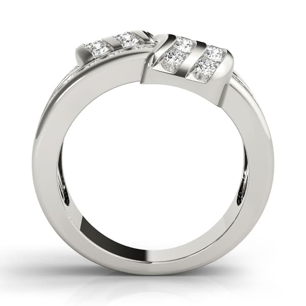 Diamond Fashion Fashion Rings (1 ct. tw.), Side view in white gold or platinum