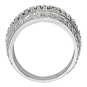 Diamond Fashion Bands (0.31 ct. tw.), Side view in white gold or platinum