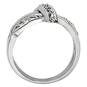 Diamond Fashion Fashion Rings (1/2 ct. tw.), Side view in white gold or platinum