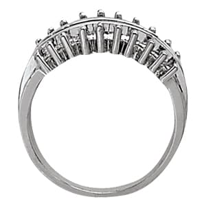 Diamond Fashion Bands (0.9 ct. tw.), Side view in white gold or platinum