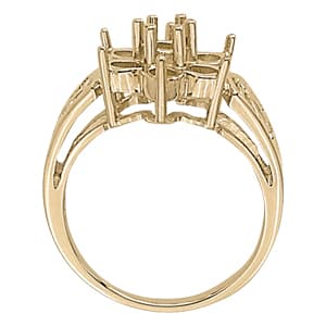 Cluster Fashion Rings (1.19 ct. tw.), Side view in white gold or platinum