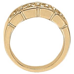 Diamond Fashion Bands (1 1/8 ct. tw.), Side view in white gold or platinum
