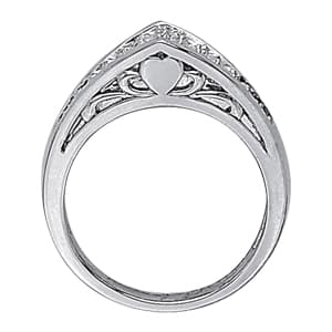 Diamond Fashion Bands (0.6 ct. tw.), Side view in white gold or platinum