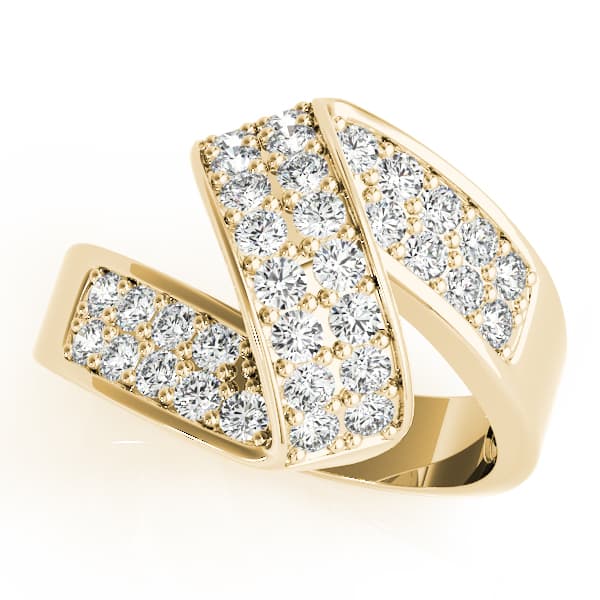 Diamond Fashion Bands (2/3 ct. tw.), Front view in yellow gold