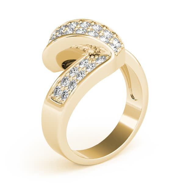 Diamond Fashion Bands (2/3 ct. tw.), Angle view in yellow gold