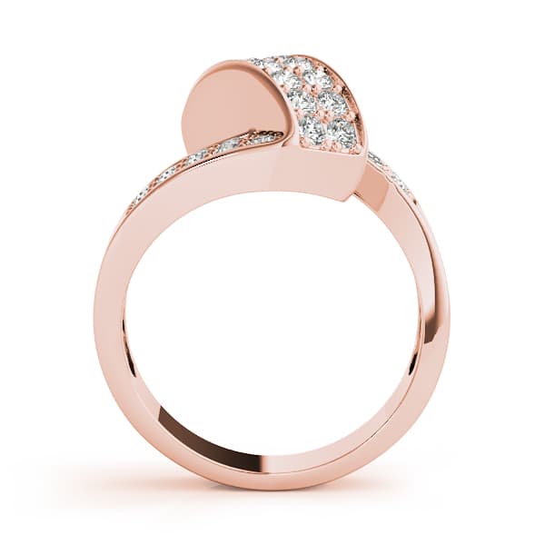 Diamond Fashion Bands (2/3 ct. tw.), Side view in rose gold