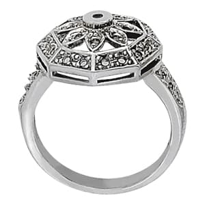 Diamond Fashion Fashion Rings (0.53 ct. tw.), Side view in white gold or platinum