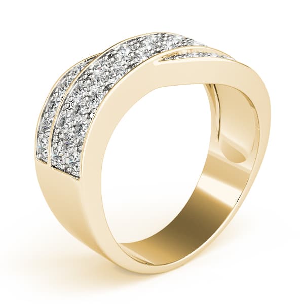 Diamond Fashion Bands (0.72 ct. tw.), Angle view in yellow gold
