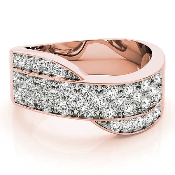 Diamond Fashion Bands (0.72 ct. tw.), On hand view in rose gold