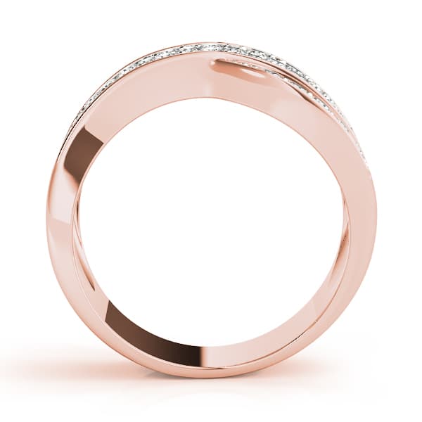 Diamond Fashion Bands (0.72 ct. tw.), Side view in rose gold