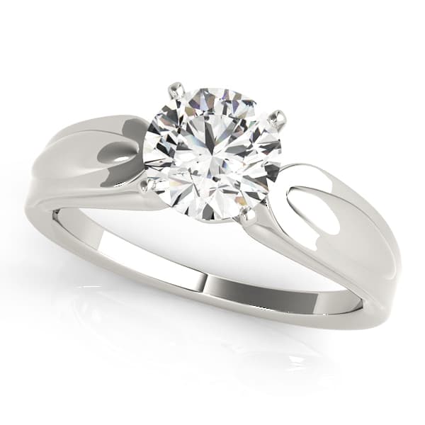 ENGAGEMENT RINGS SOLITAIRES ANY SH — style 82637 in 10k White Gold