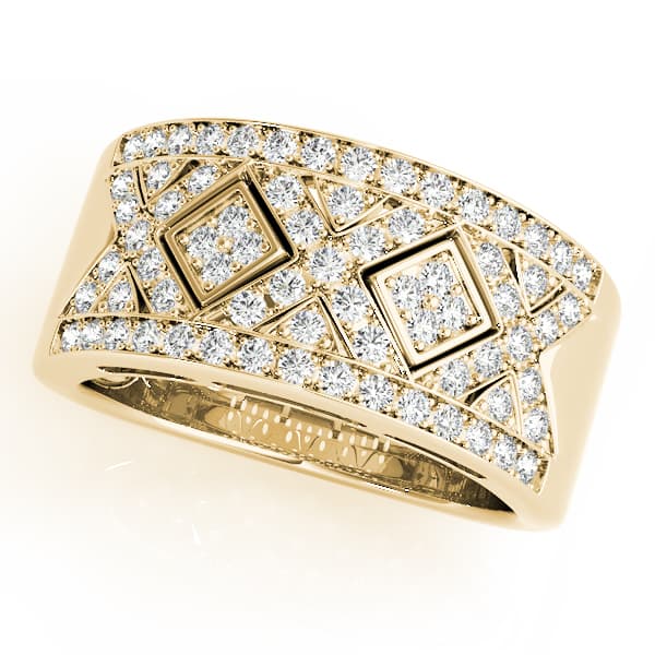 Diamond Fashion Fashion Rings (0.54 ct. tw.), Front view in yellow gold