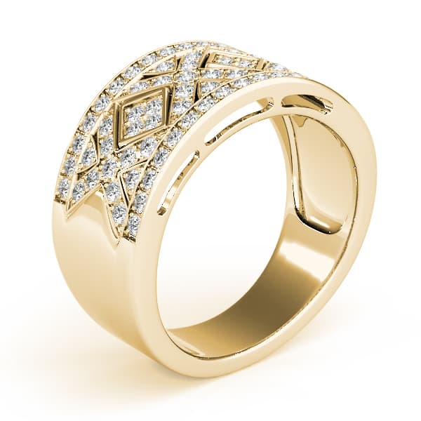 Diamond Fashion Fashion Rings (0.54 ct. tw.), Angle view in yellow gold