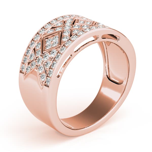 Diamond Fashion Fashion Rings (0.54 ct. tw.), Angle view in rose gold