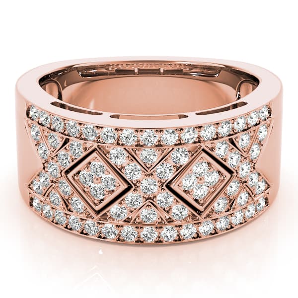 Diamond Fashion Fashion Rings (0.54 ct. tw.), On hand view in rose gold