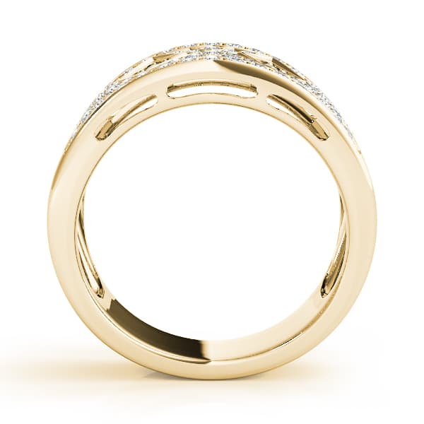 Diamond Fashion Fashion Rings (0.54 ct. tw.), Side view in yellow gold