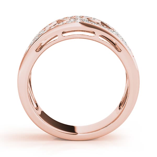 Diamond Fashion Fashion Rings (0.54 ct. tw.), Side view in rose gold