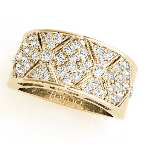 Diamond Fashion Fashion Rings (0.52 ct. tw.), Front view in yellow gold