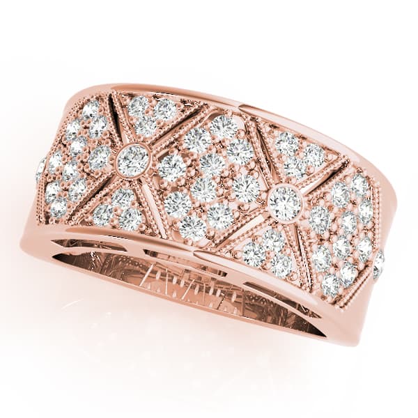 Diamond Fashion Fashion Rings (0.52 ct. tw.), Front view in rose gold