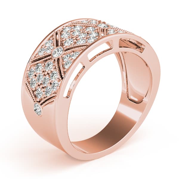 Diamond Fashion Fashion Rings (0.52 ct. tw.), Angle view in rose gold