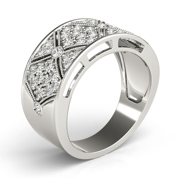 Diamond Fashion Fashion Rings (0.52 ct. tw.), Angle view in white gold or platinum