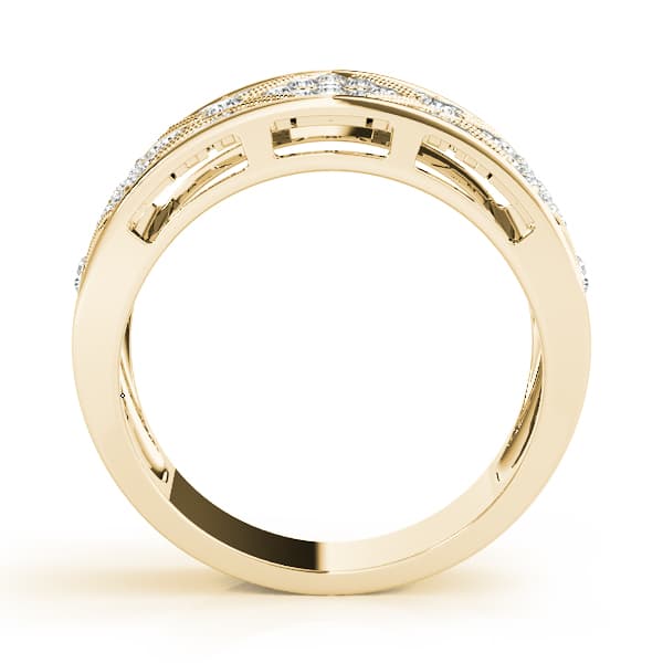 Diamond Fashion Fashion Rings (0.52 ct. tw.), Side view in yellow gold