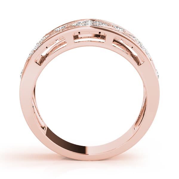 Diamond Fashion Fashion Rings (0.52 ct. tw.), Side view in rose gold