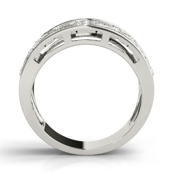 Diamond Fashion Fashion Rings (0.52 ct. tw.), Side view in white gold or platinum
