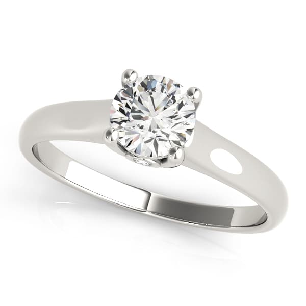 Solitaire Engagement Rings — style 82736 in 10k White Gold