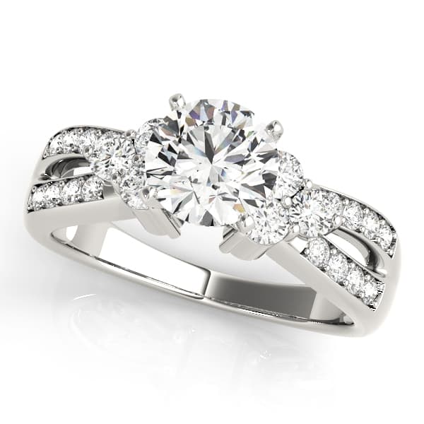 ENGAGEMENT RINGS MULTIROW — style 82777 in 10k White Gold
