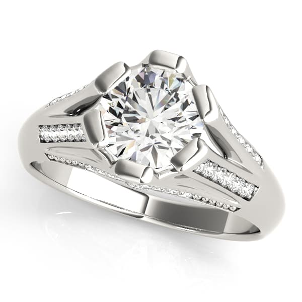 ENGAGEMENT RINGS MULTIROW — style 82780 in 10k White Gold