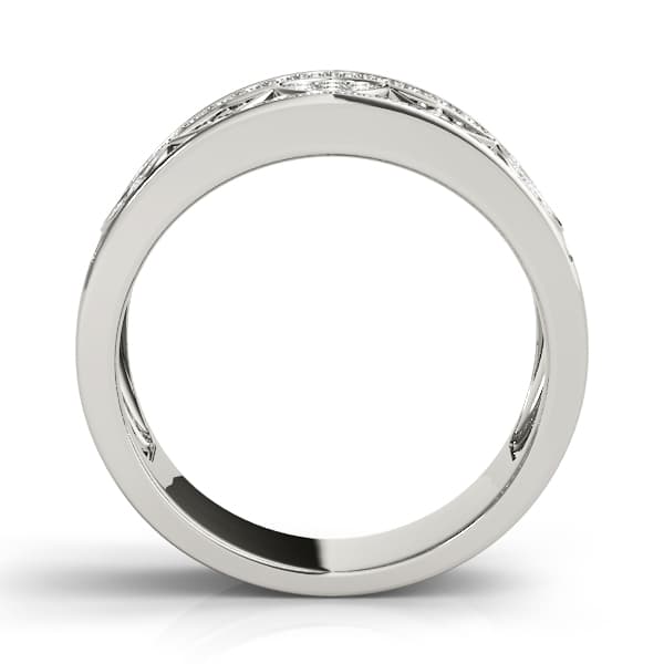 Diamond Fashion Fashion Rings (1/2 ct. tw.), Side view in white gold or platinum