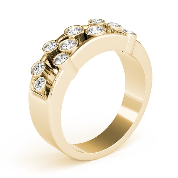 Diamond Fashion Right Hand Rings (3/4 ct. tw.), Angle view in yellow gold