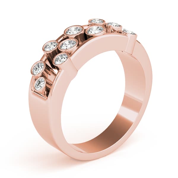 Diamond Fashion Right Hand Rings (0.48 ct. tw.), Angle view in rose gold