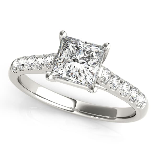 ENGAGEMENT RINGS TRELLIS — style 82857 in 10k White Gold