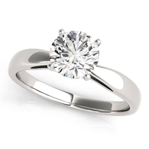 Solitaire Engagement Ring — style 82858 in 10k White Gold