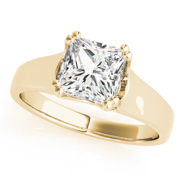 Trellis Engagement Ring, style 82886, Front view in yellow gold