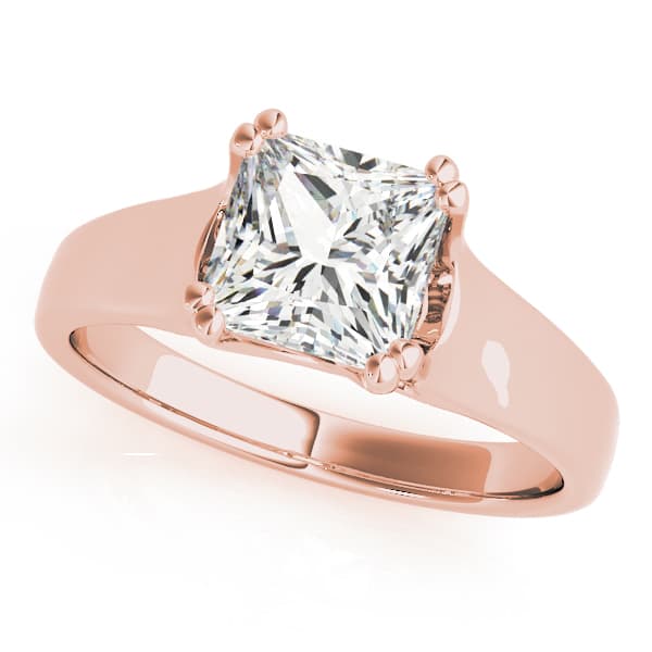 Trellis Engagement Ring, style 82886, Front view in rose gold