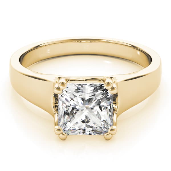 Trellis Engagement Ring, style 82886, On hand view in yellow gold