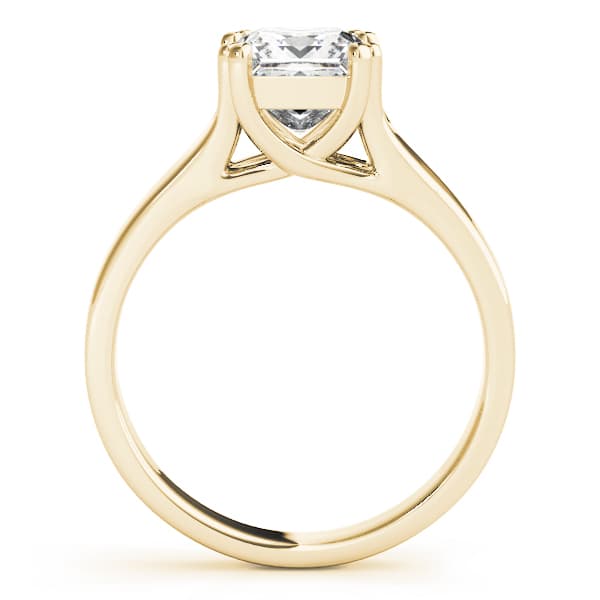 Trellis Engagement Ring, style 82886, Side view in yellow gold