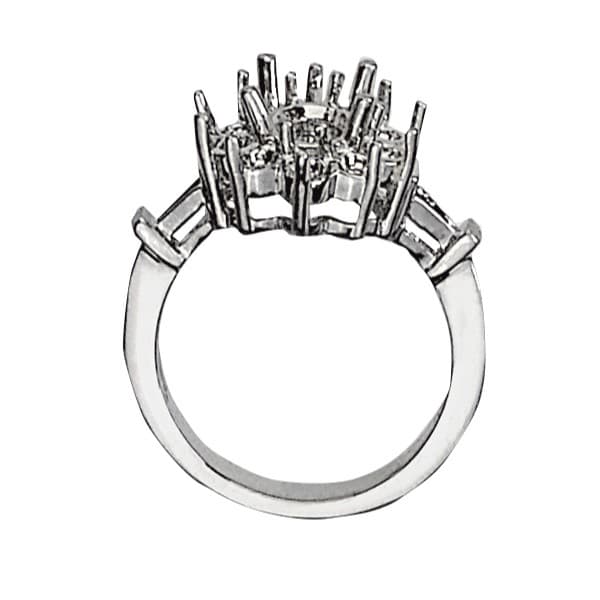 Fancy Color (1.18 ct. tw.), Side view in white gold or platinum