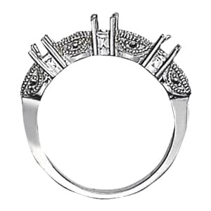 Diamond Fashion Fashion Rings (1/3 ct. tw.), Side view in white gold or platinum