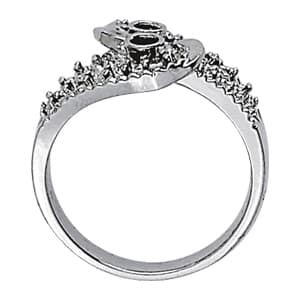 Diamond Fashion Fashion Rings (0.52 ct. tw.), Side view in white gold or platinum